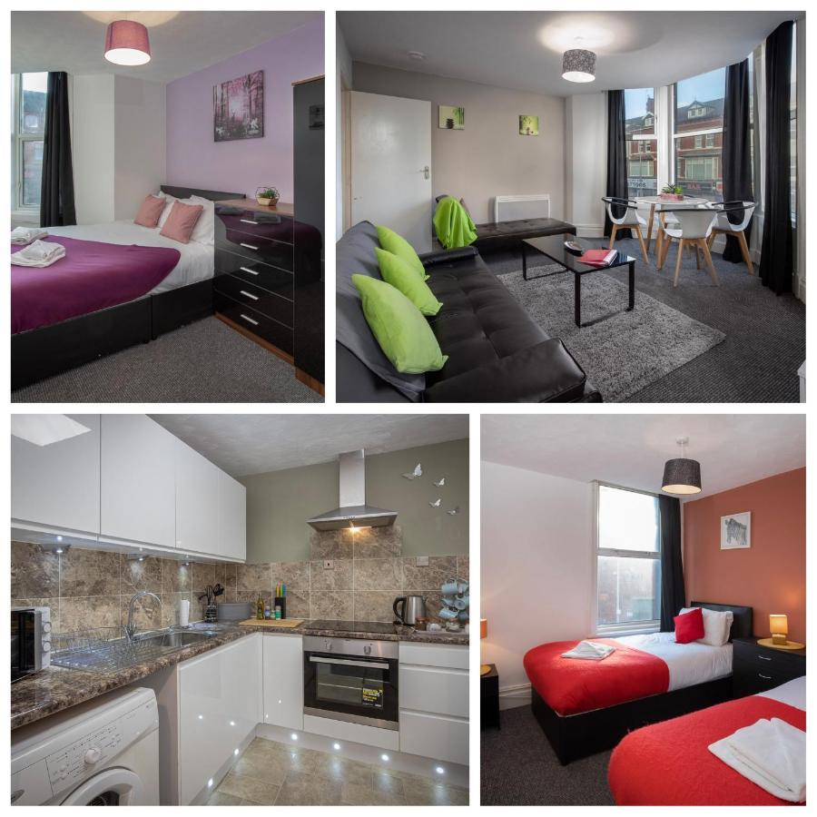 Appartement 02 Springfield - Sleeps 6 à Blackpool Extérieur photo